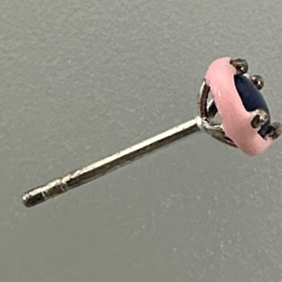 TOUS 925 Silver and Blue Earrings - Picture 7 of 9